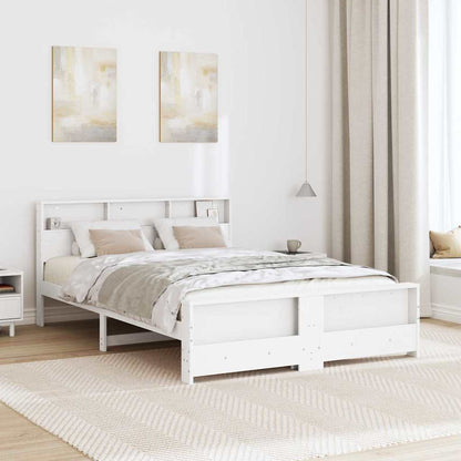 Struttura del letto Bianco 160 x 200 cm Legno di pino massello