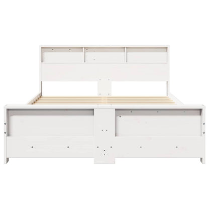 Struttura del letto Bianco 160 x 200 cm Legno di pino massello