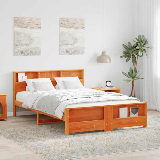 Struttura del letto con testiera Marrone cerato 160 x 200 cm | homemem39