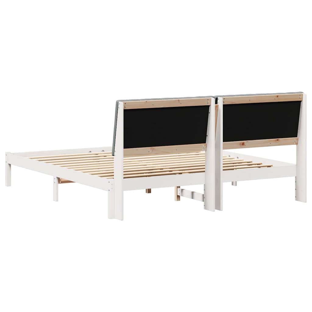 Struttura del letto Grigio chiaro 180 x 200 cm Pino massello | homemem39