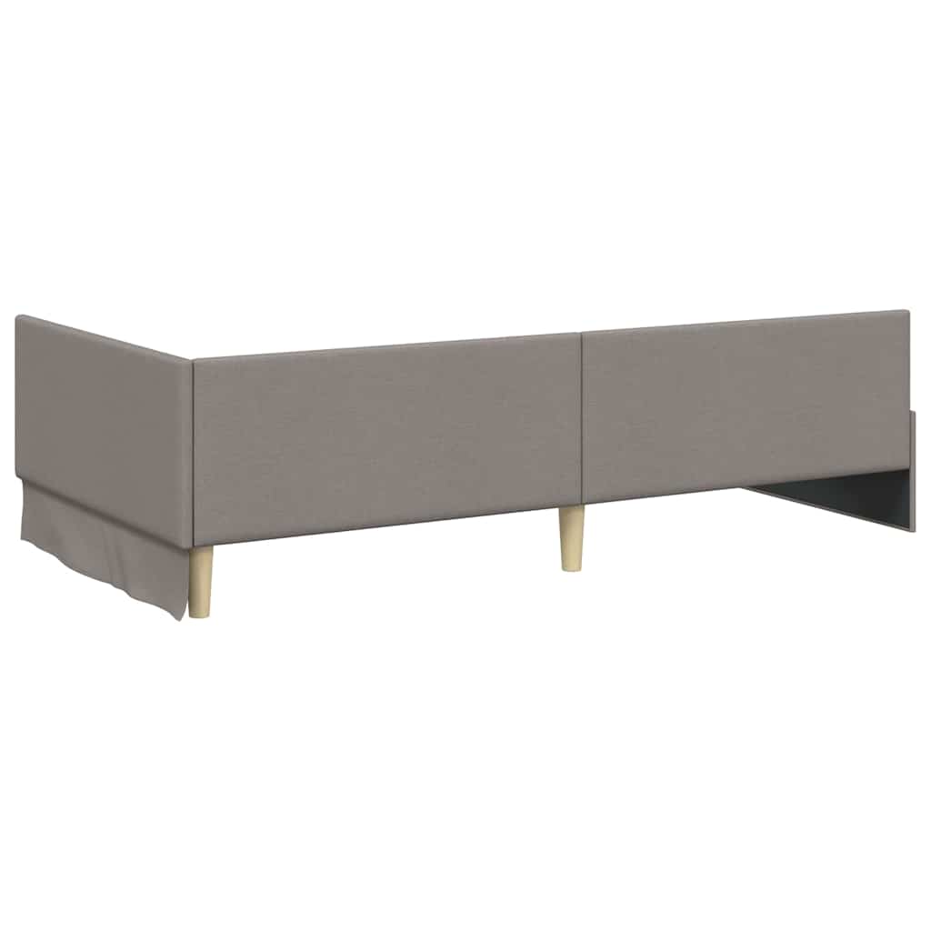 Struttura Letto Angolare con Materasso 2 pcs Talpa Tessuto | homemem39