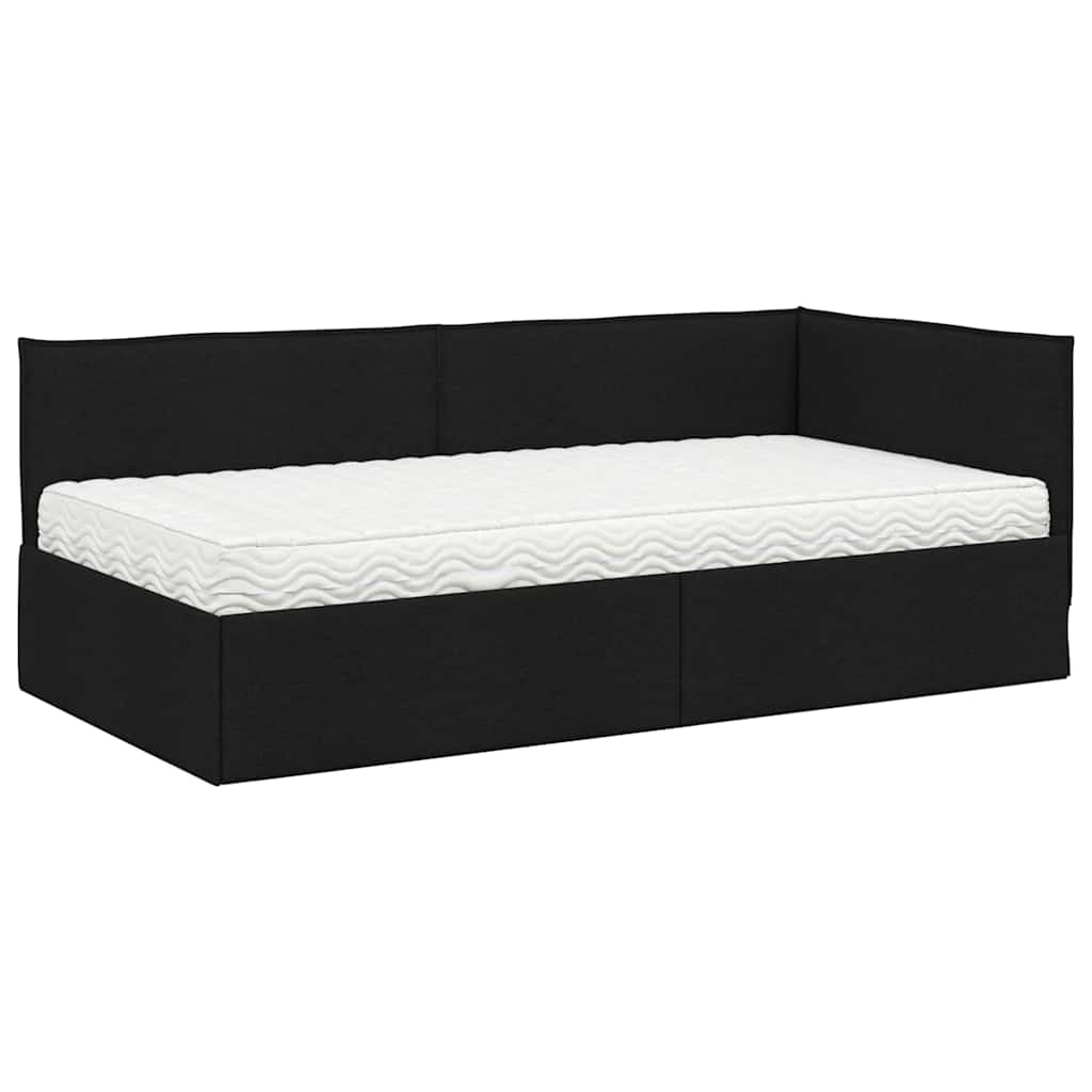 Struttura Letto Angolare con Materasso 2 pcs Verde Velluto | homemem39