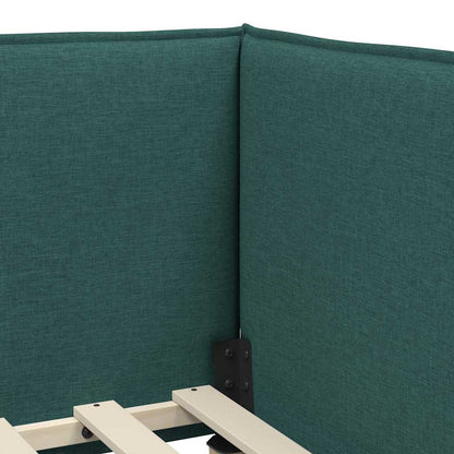 Struttura Letto Angolare con Materasso 2 pcs Verde Velluto | homemem39