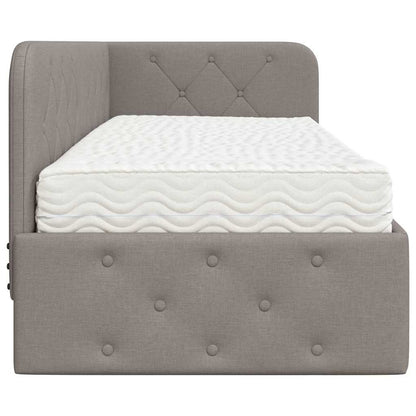 Cornice del letto ad angolo Talpa 80 x 200 cm Tessuto | homemem39