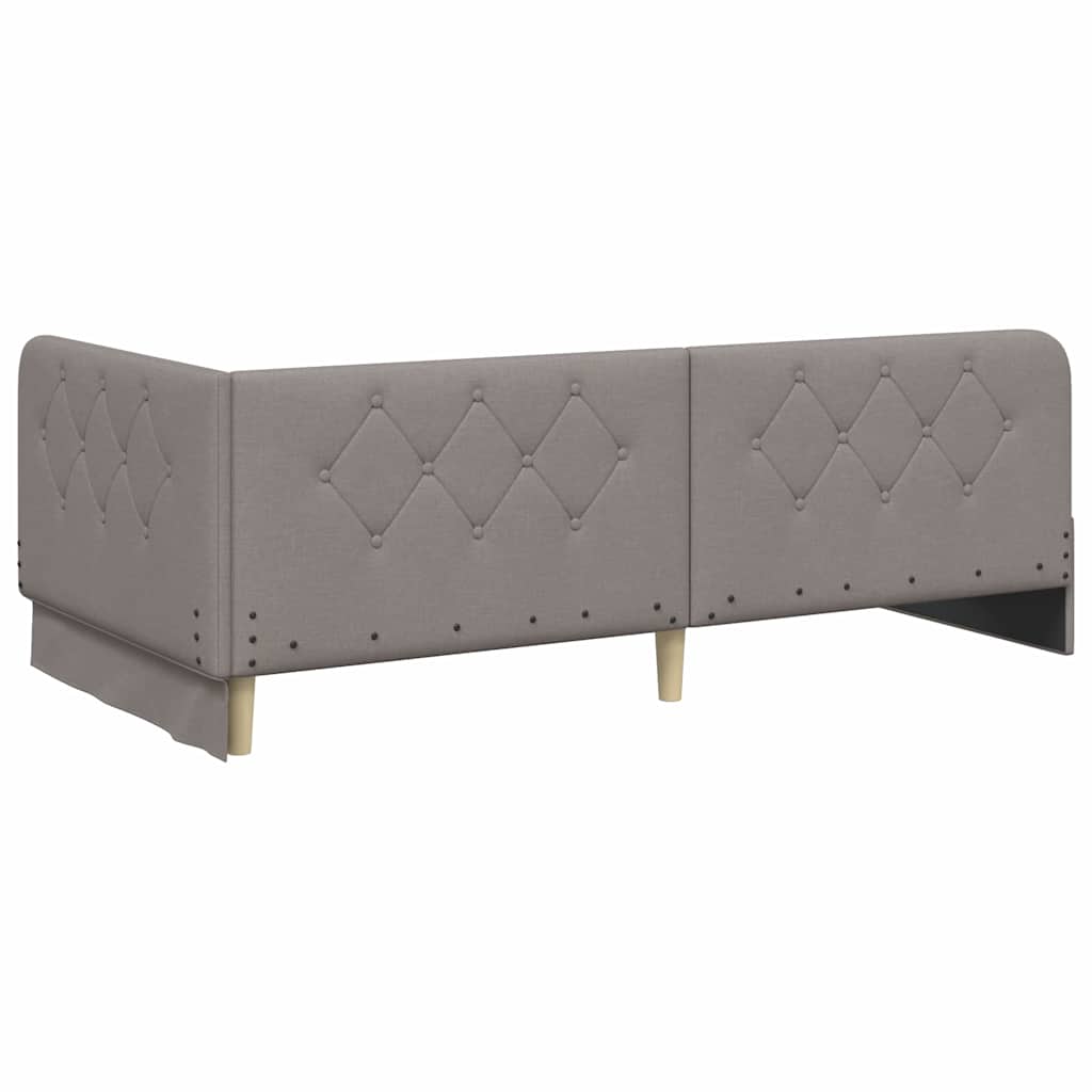Cornice del letto ad angolo Talpa 100 x 200 cm Tessuto | homemem39