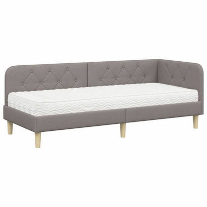 Cornice del letto ad angolo Talpa 80 x 200 cm Tessuto | homemem39