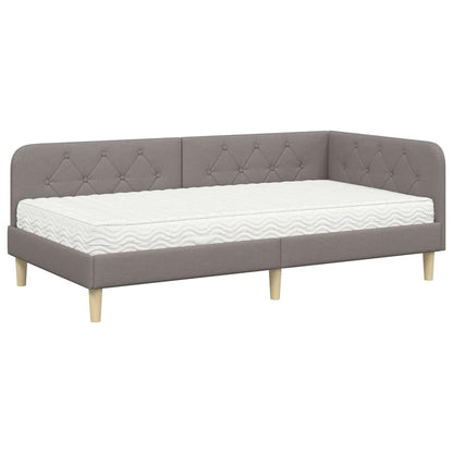 Cornice del letto ad angolo Talpa 90 x 200 cm Tessuto | homemem39