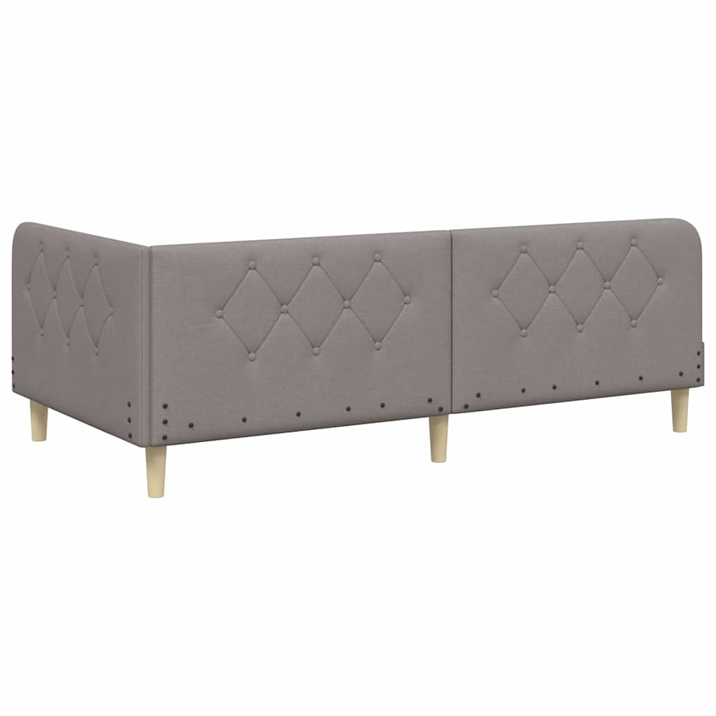 Cornice del letto ad angolo Talpa 90 x 200 cm Tessuto | homemem39