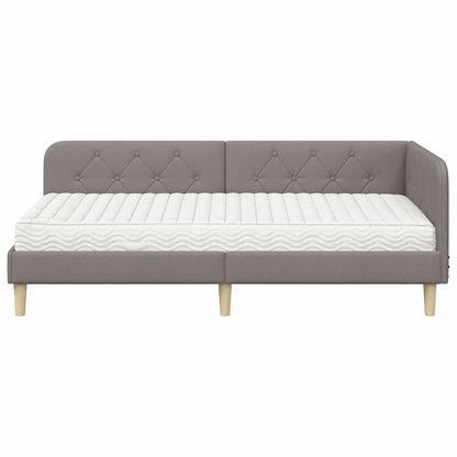 Cornice del letto ad angolo Talpa 90 x 200 cm Tessuto | homemem39