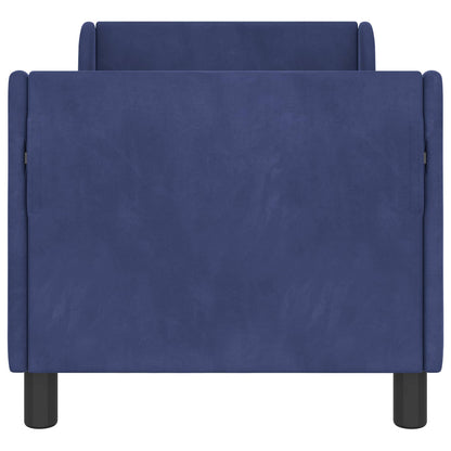 Struttura letto per bambini con testata Blu Polizia 70 x 140 cm | homemem39