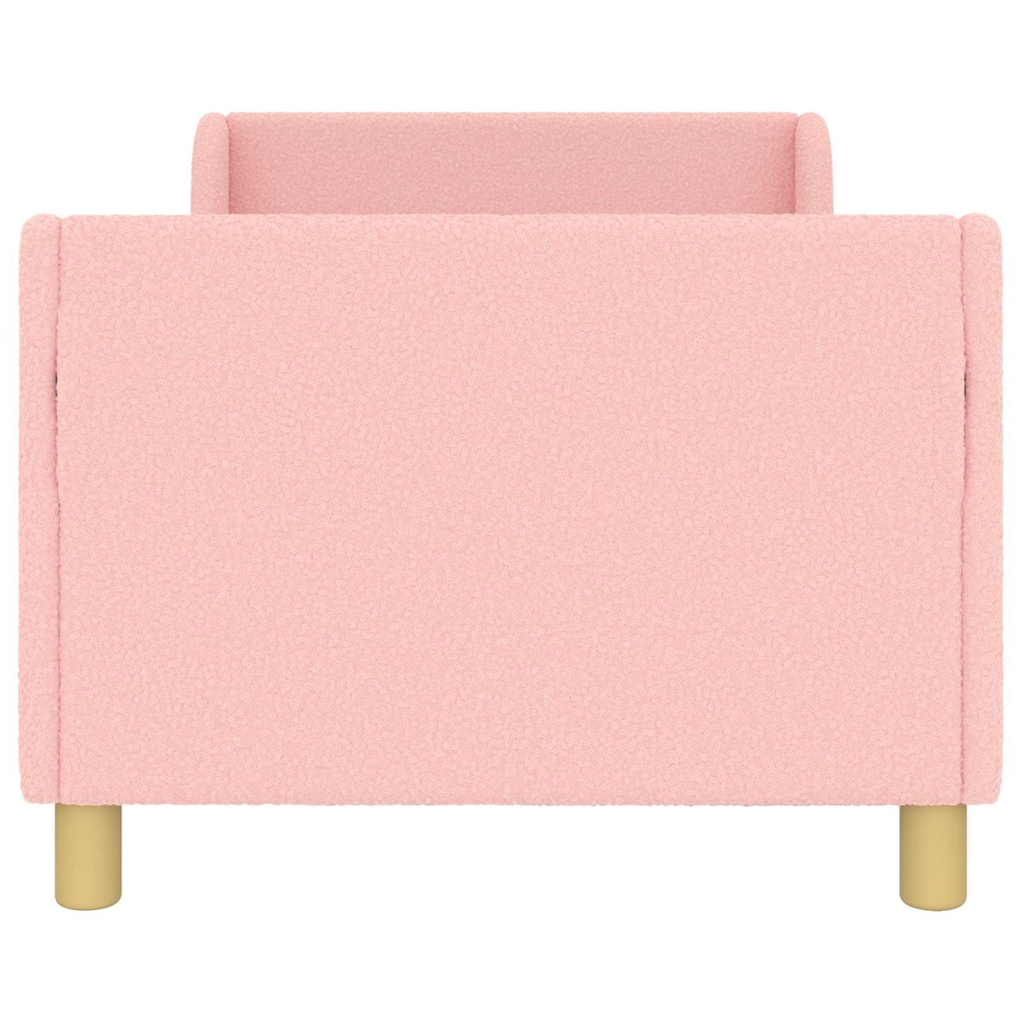 Struttura letto bambini con testata Rosa 80 x 160 cm Bouclé | homemem39