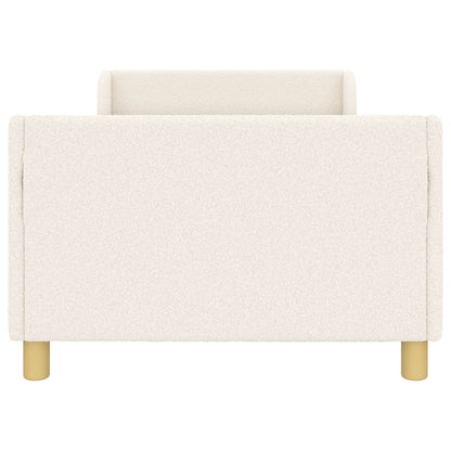 Struttura letto bambini con testata Crema 80 x 200 cm Bouclé | homemem39