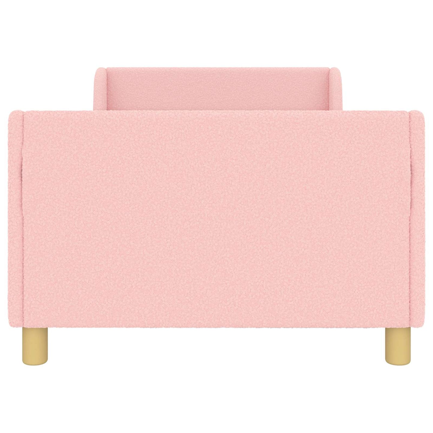 Struttura letto bambini con testata Rosa 80 x 200 cm Bouclé | homemem39