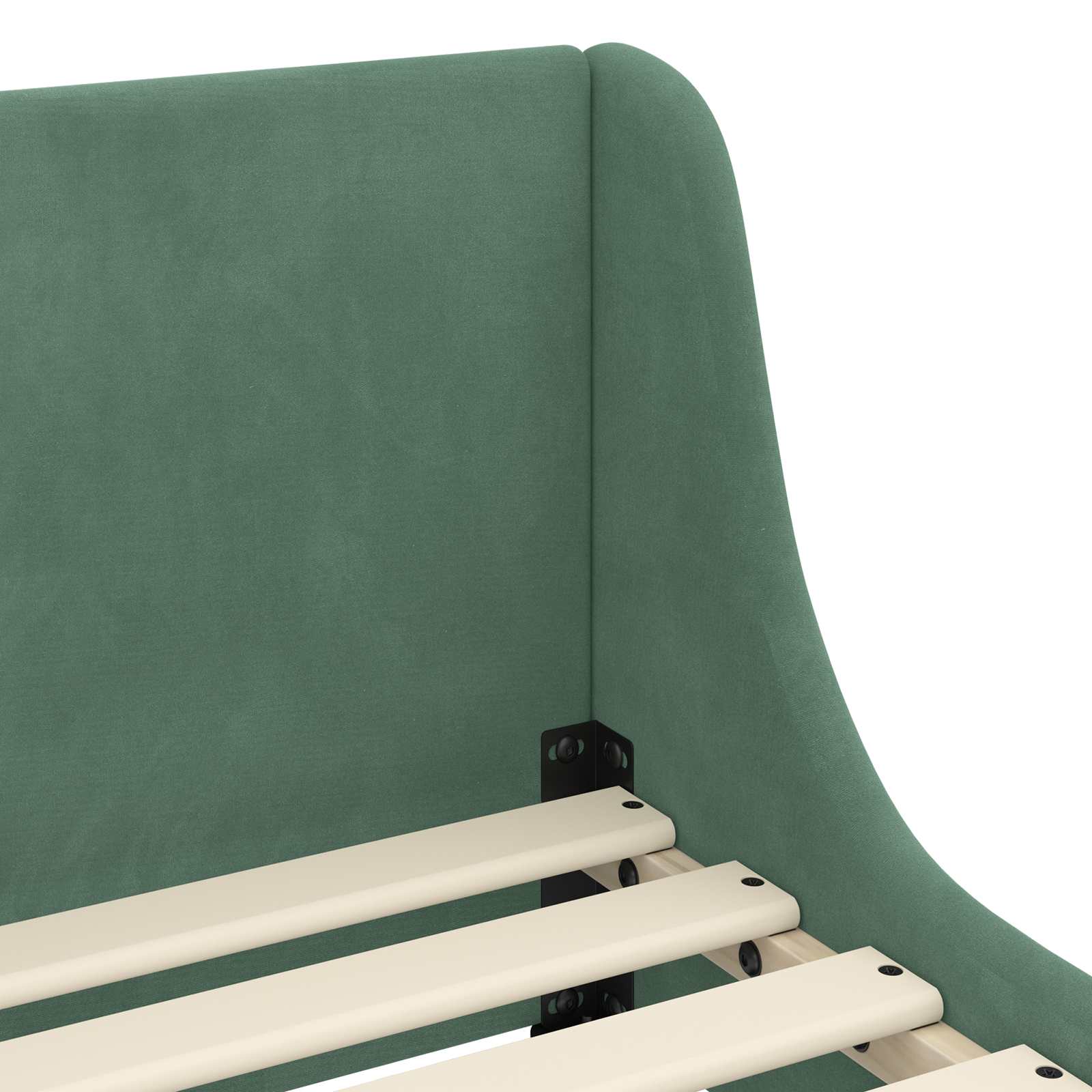 Struttura letto bambini con testata Verde Mare 80 x 200 cm | homemem39