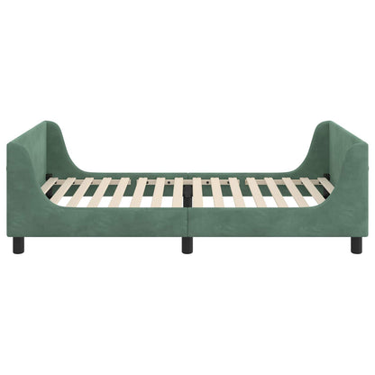 Struttura letto bambini con testata Verde Mare 80 x 200 cm | homemem39