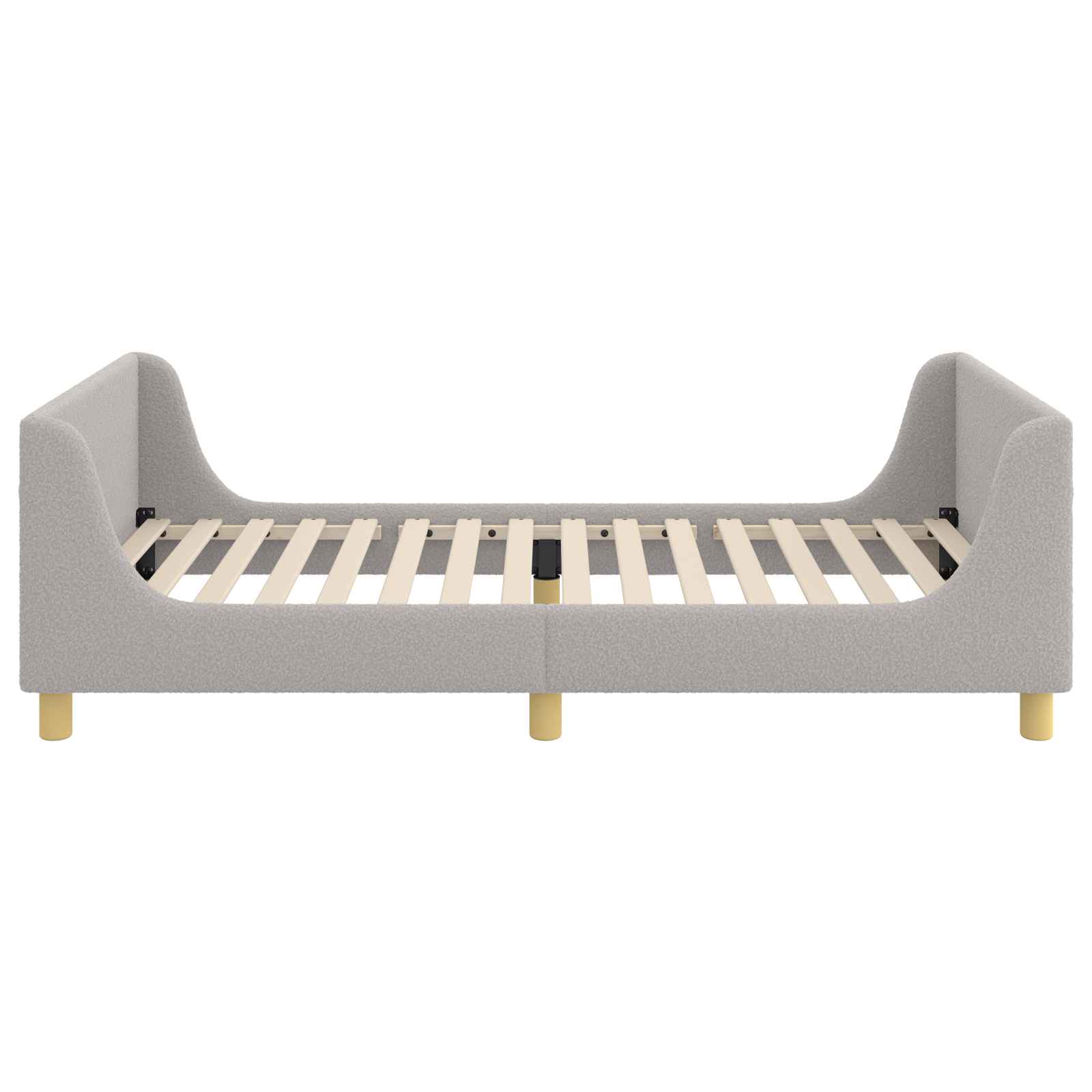 Struttura letto bambini con testata Grigio Chiaro 90x190 cm | homemem39