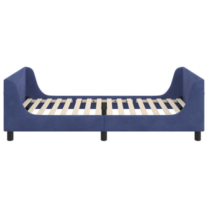 Struttura letto bambini con testata Blu Polizia 90 x 190 cm | homemem39