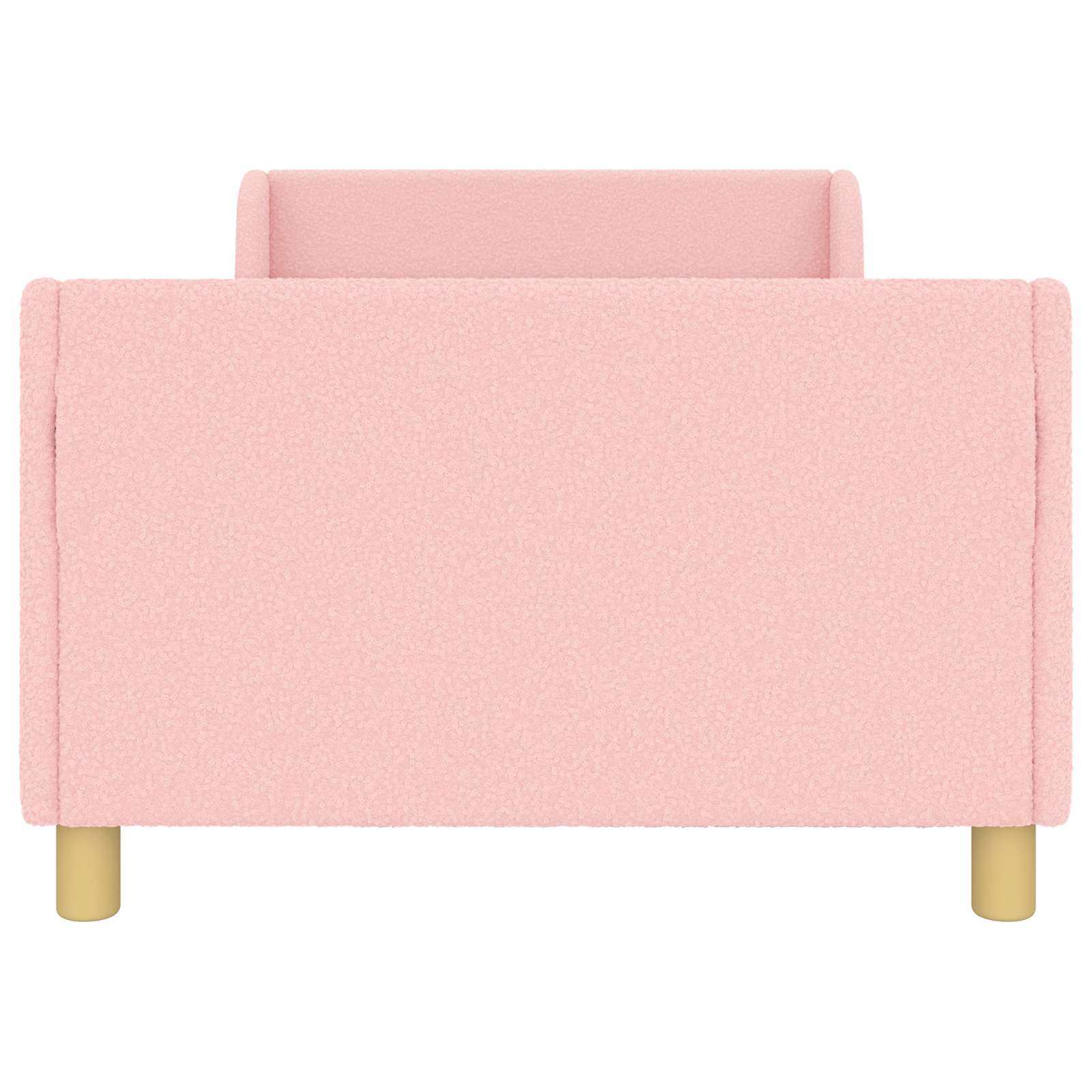 Struttura letto bambini con testata Rosa 90 x 200 cm Bouclé | homemem39