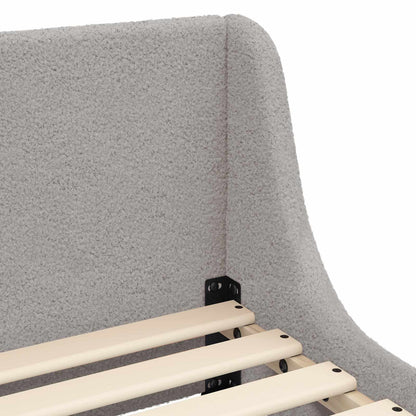 Struttura letto bambini con testata Grigio Chiaro 90x200 cm | homemem39