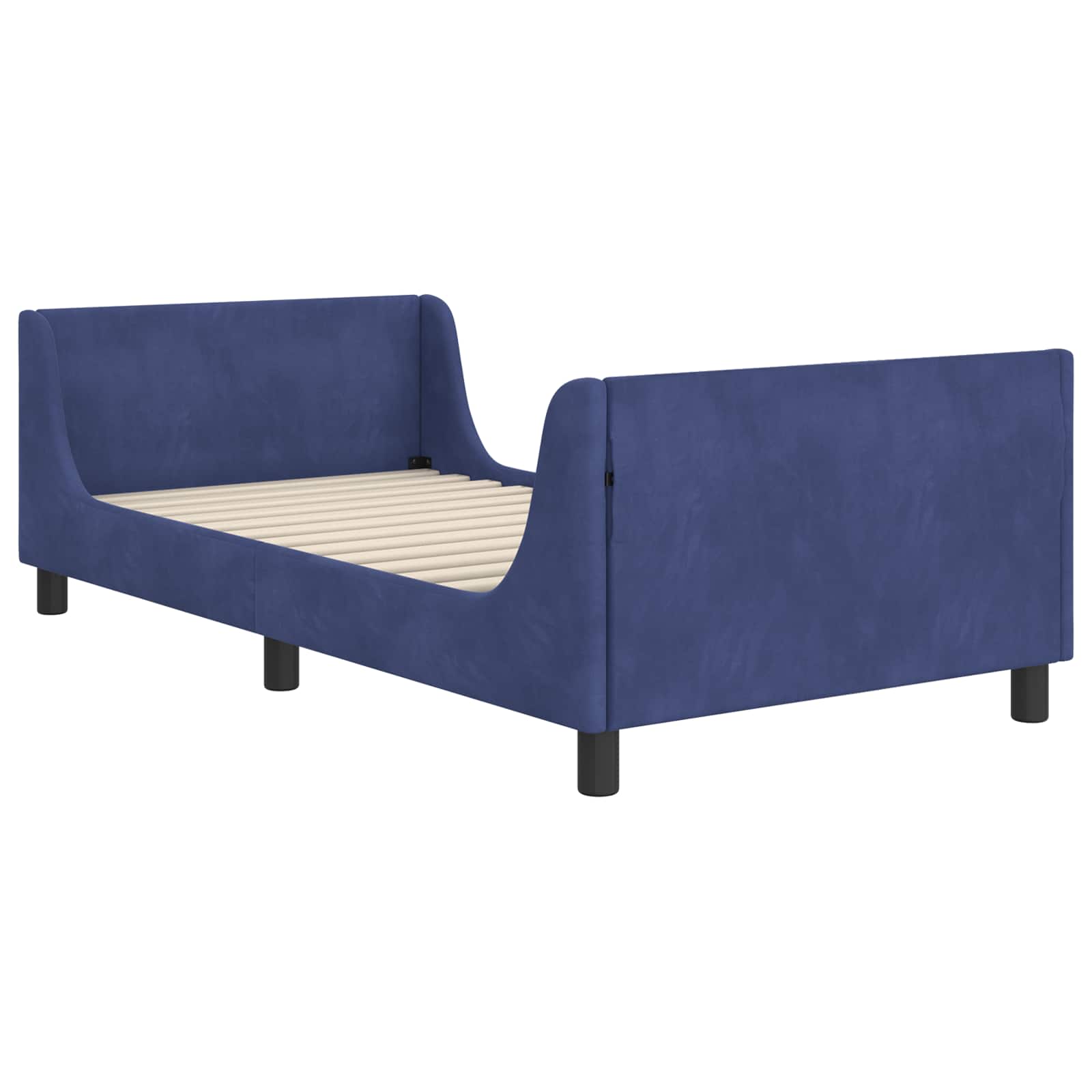 Struttura letto bambini con testata Blu Polizia 90 x 200 cm | homemem39
