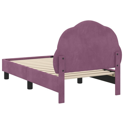 Struttura letto per bambini con testata Viola 70 x 140 cm | homemem39