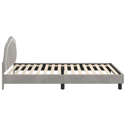 Struttura letto bambini con testata Grigio Chiaro 80 x 200 cm | homemem39