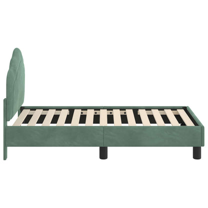 Struttura letto per bambini con testata Verde Mare 70 x 140 cm | homemem39