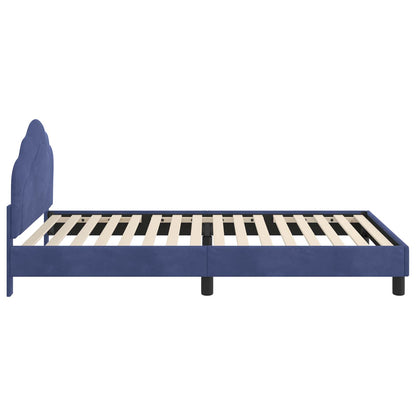 Struttura letto bambini con testata Blu Polizia 80 x 200 cm | homemem39