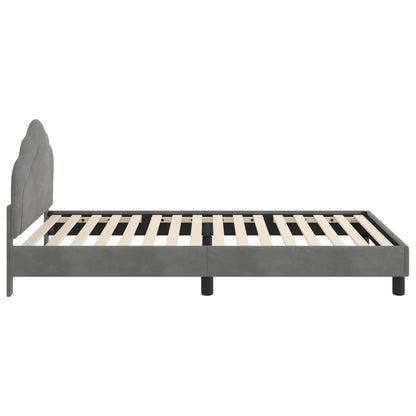 Struttura letto bambini con testata Grigio Scuro 90 x 200 cm | homemem39