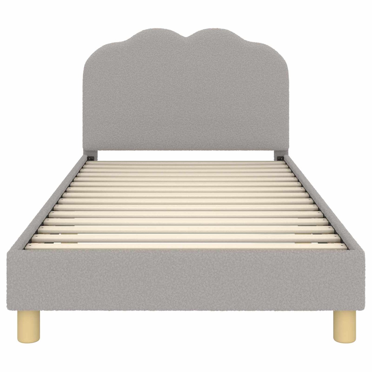 Struttura letto bambini con testata Grigio Chiaro 80x200 cm | homemem39