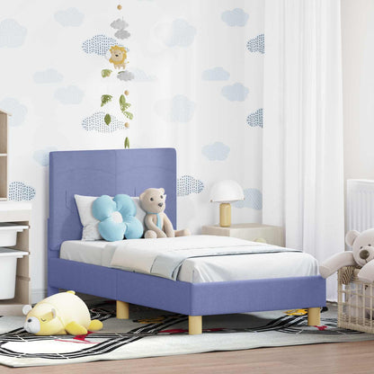 Struttura letto per bambini con testata Blu jeans 70 x 140 cm | homemem39