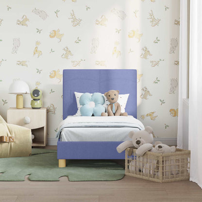 Struttura letto per bambini con testata Blu jeans 70 x 140 cm | homemem39