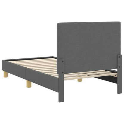 Struttura letto bambini con testata Grigio scuro 80 x 160 cm | homemem39