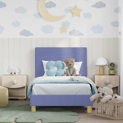 Struttura letto bambini con testata Blu jeans 80 x 160 cm | homemem39
