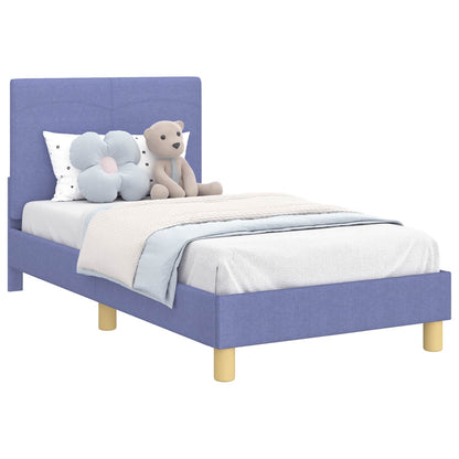 Struttura letto bambini con testata Blu jeans 80 x 160 cm | homemem39