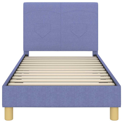 Struttura letto bambini con testata Blu jeans 80 x 160 cm | homemem39