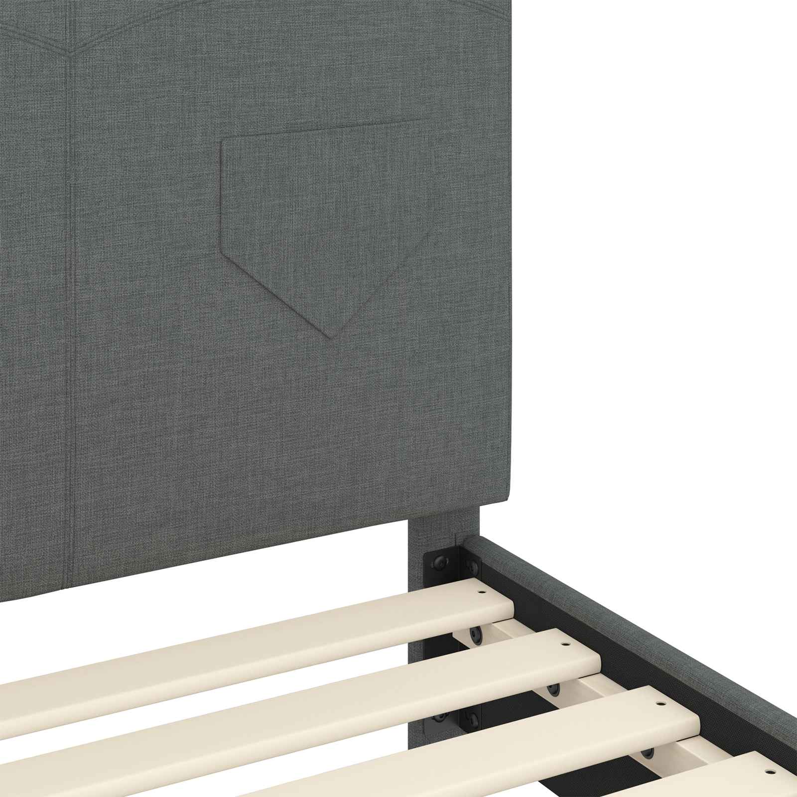 Struttura letto bambini con testata Grigio scuro 80 x 200 cm | homemem39