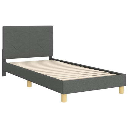 Struttura letto bambini con testata Grigio scuro 80 x 200 cm | homemem39