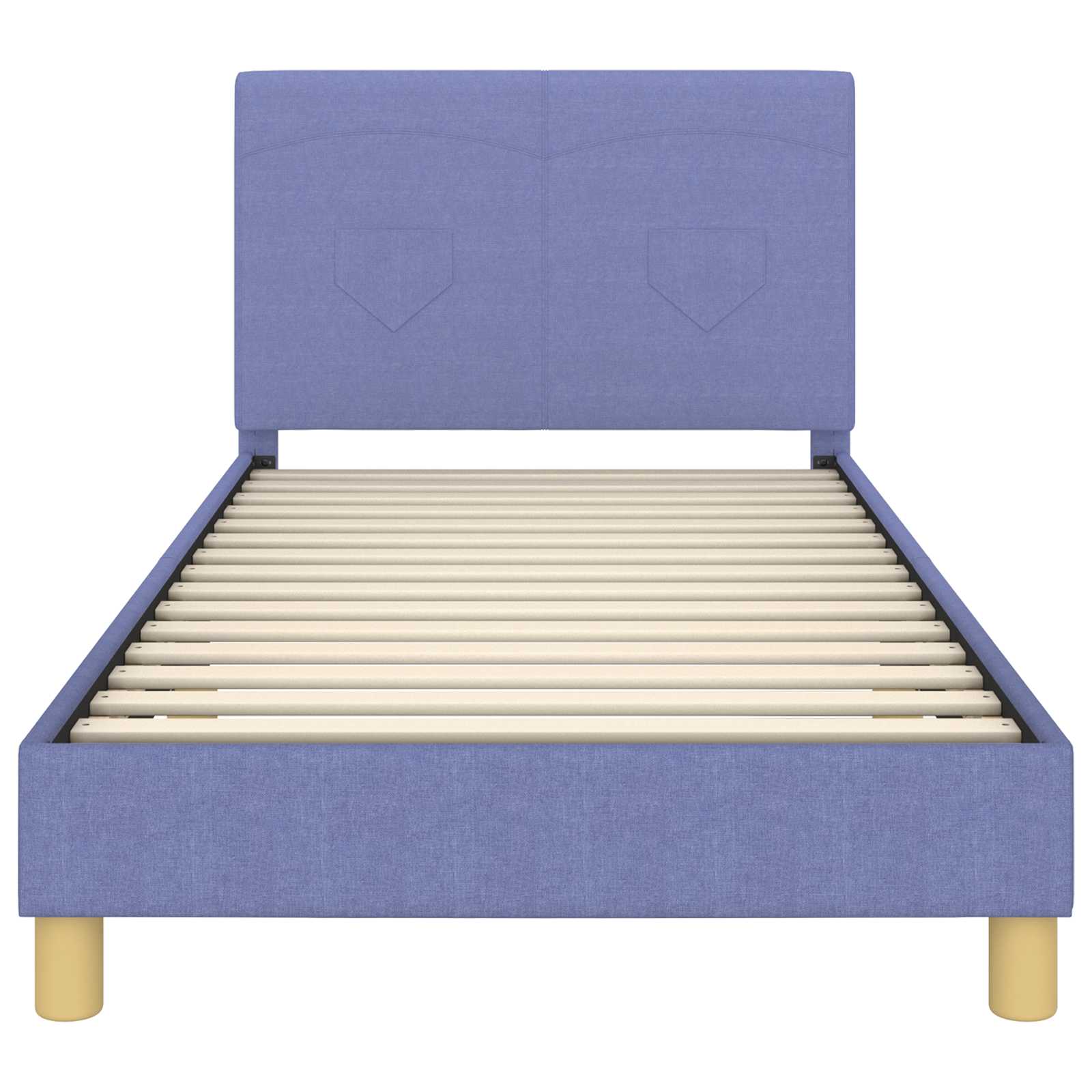Struttura letto bambini con testata Blu jeans 80 x 200 cm | homemem39
