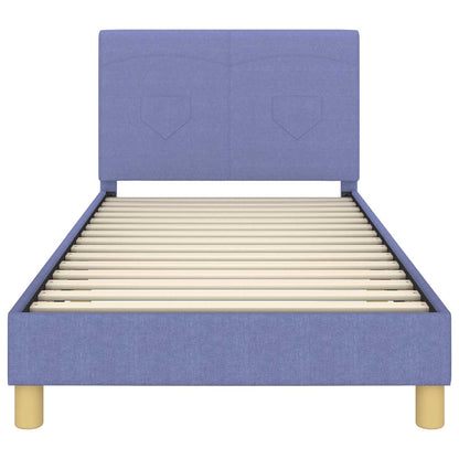 Struttura letto bambini con testata Blu jeans 80 x 200 cm | homemem39