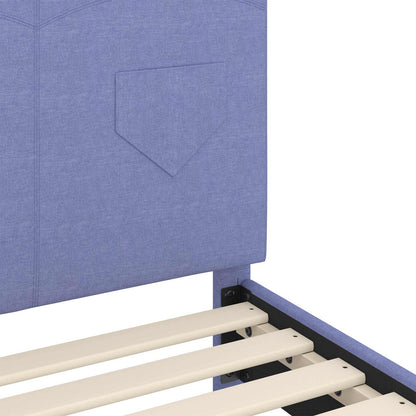 Struttura letto bambini con testata Blu jeans 90 x 190 cm | homemem39