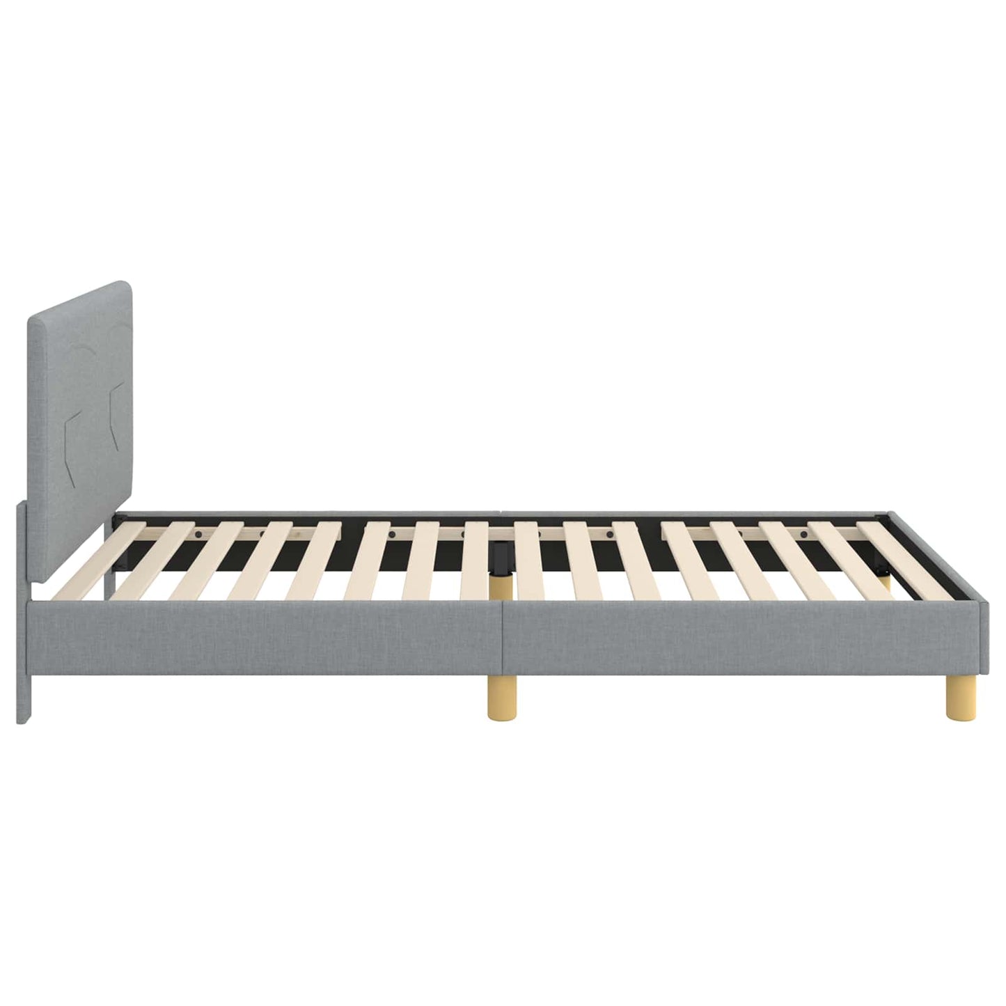 Struttura letto bambini con testata Grigio chiaro 90 x 200 cm | homemem39