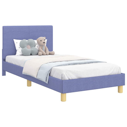 Struttura letto bambini con testata Blu jeans 90 x 200 cm | homemem39