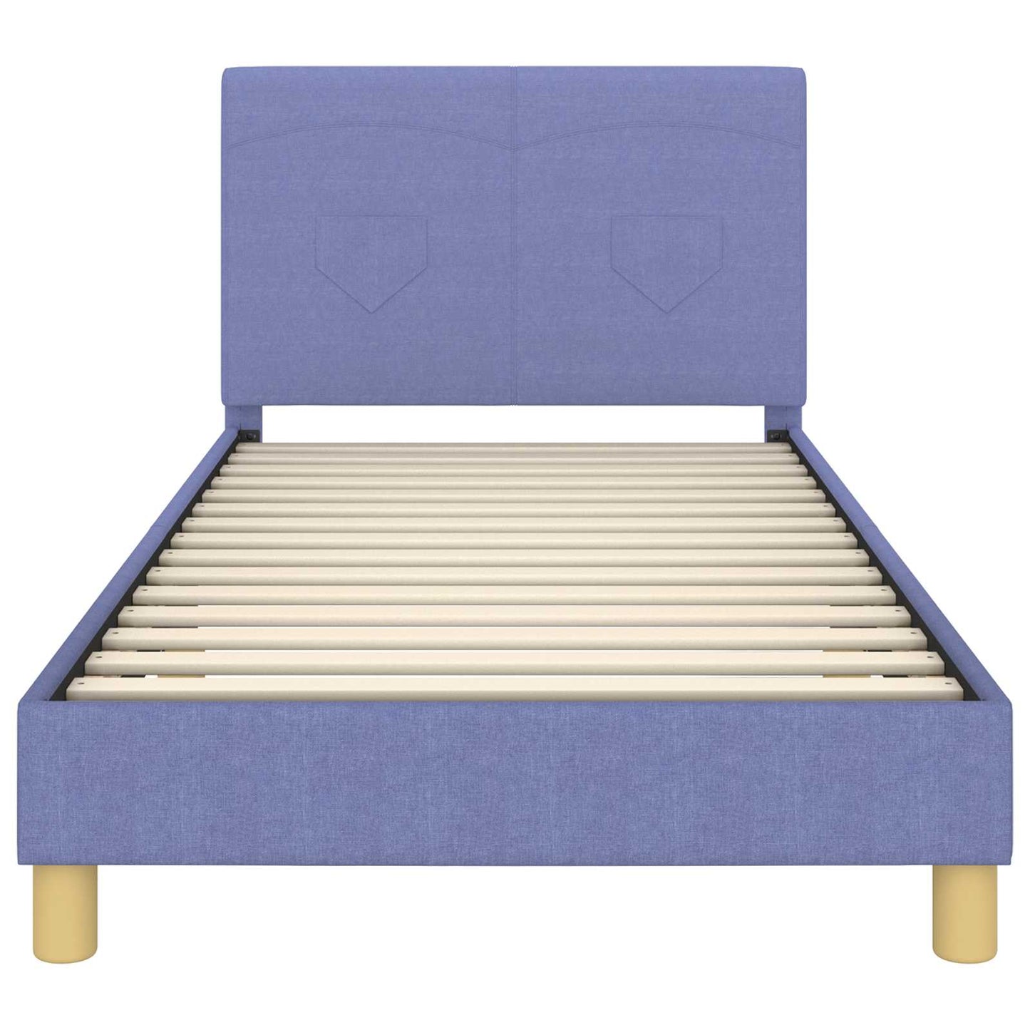 Struttura letto bambini con testata Blu jeans 90 x 200 cm | homemem39
