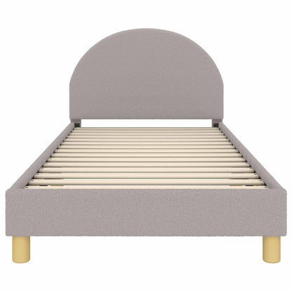 Struttura letto bambini con testata Grigio Chiaro 80x200 cm | homemem39
