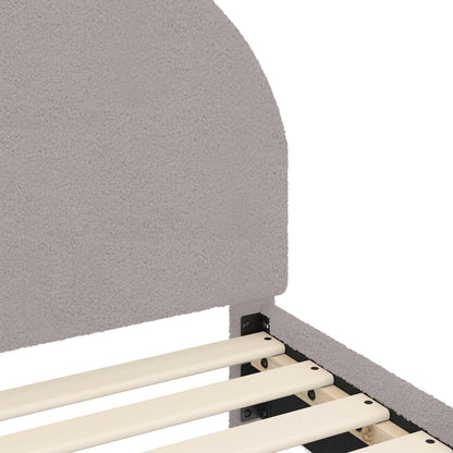 Struttura letto bambini con testata Grigio Chiaro 90x200 cm | homemem39