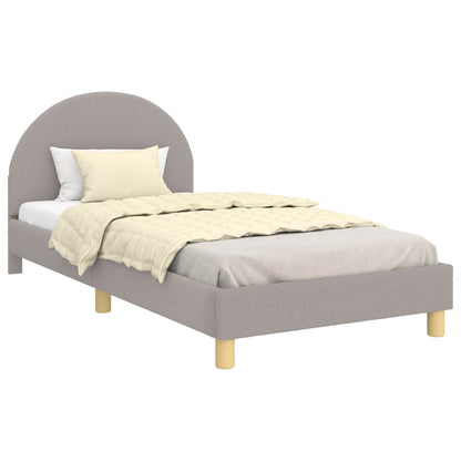 Struttura letto bambini con testata Grigio Chiaro 90x200 cm | homemem39