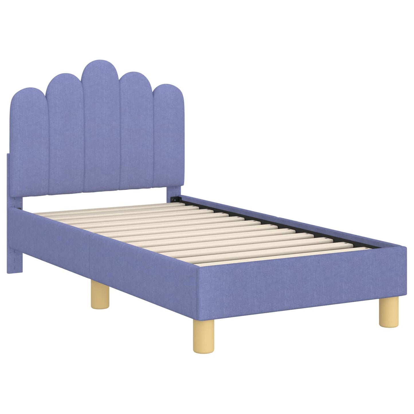 Struttura letto per bambini con testata Blu jeans 70 x 140 cm | homemem39