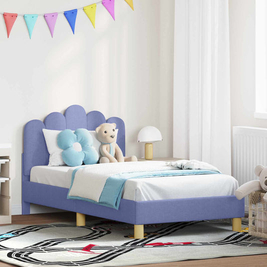 Struttura letto bambini con testata Blu jeans 80 x 160 cm | homemem39