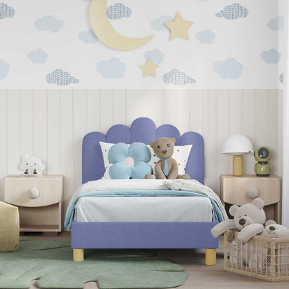 Struttura letto bambini con testata Blu jeans 80 x 160 cm | homemem39